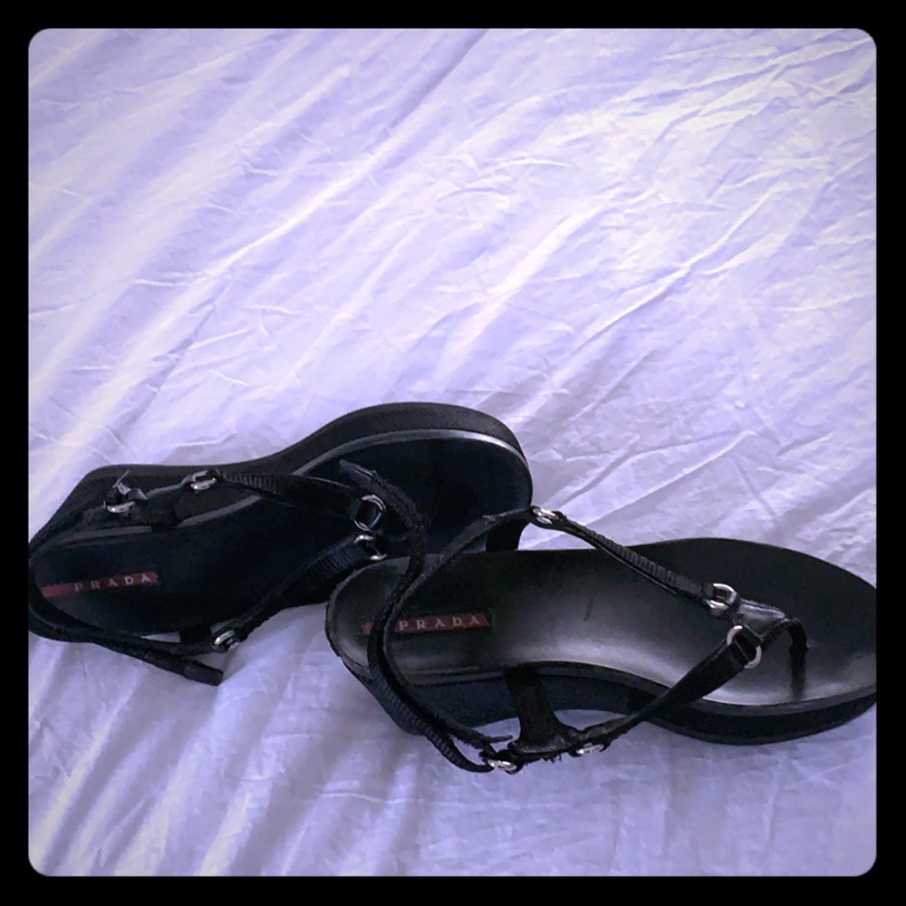 Prada Platform Flipflops